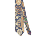 Front Detail of Vintage 1990's Geometric Patterned Tie