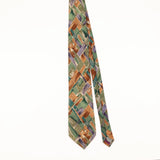 Front of Vintage 1990's Abstract Patterned Tie