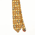 Front Front Detail of Vintage 1990's Geometric Patterned Tie