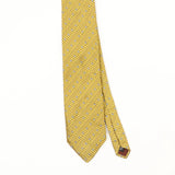 Front Front Detail of Vintage 1990's Waves Geometric Patterned Tie
