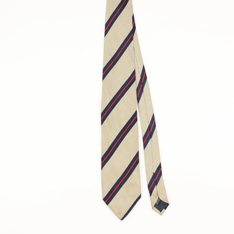 Front of Vintage 1990's Striped Patterned Tie