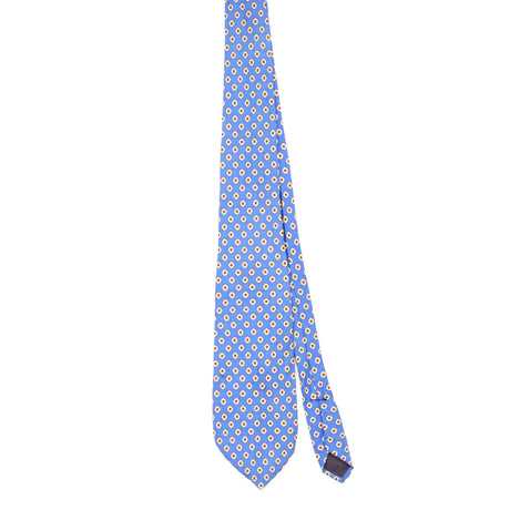 Front Front of Vintage 1990's Ralph Lauren Flower Polka Dot Patterned Tie