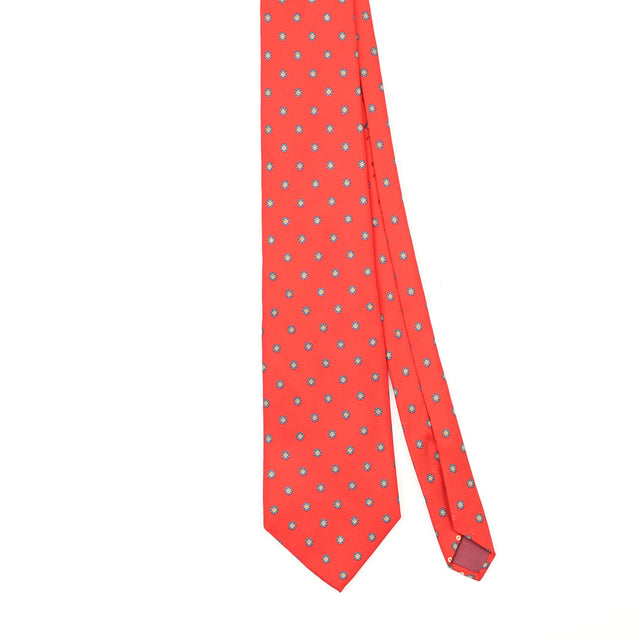 Front Front Detail of Vintage 1990's Chaps by Ralph Lauren Polka Dot Patterned Tie