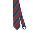 Front Detail of Vintage 1990's Nina Ricci Striped Patterned Tie