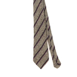Front Detail of Vintage 1990's Striped Patterned Tie