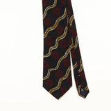 Front Detail of Vintage 1990's Geometric Patterned Tie