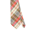 Front Front Detail of Vintage 1980's U.S. Polo Assn. Tartan Plaids & Checks Patterned Tie