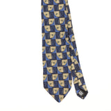 Front Detail of Vintage 1990's Puritan Geometric Patterned Tie
