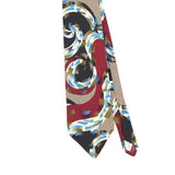 Front Detail of Vintage 1990's Abstract Patterned Tie