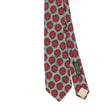Front Detail of Vintage 1980's Giorgio Armani Geometric Patterned Tie