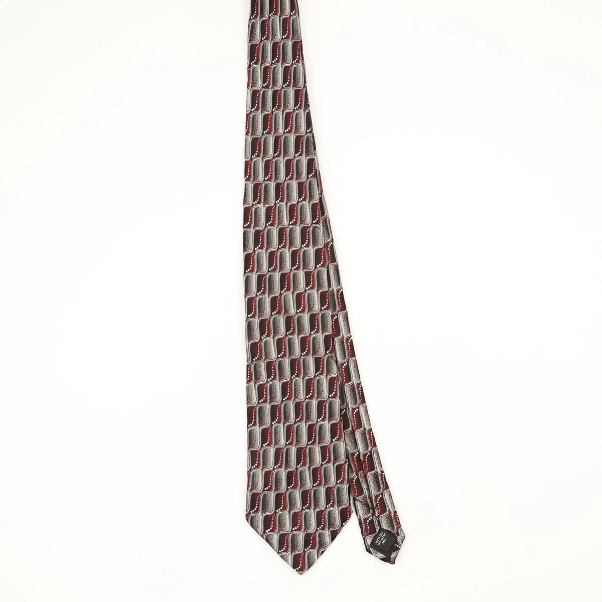 Front Front of Vintage Pierre Cardin Geometric Patterned Tie