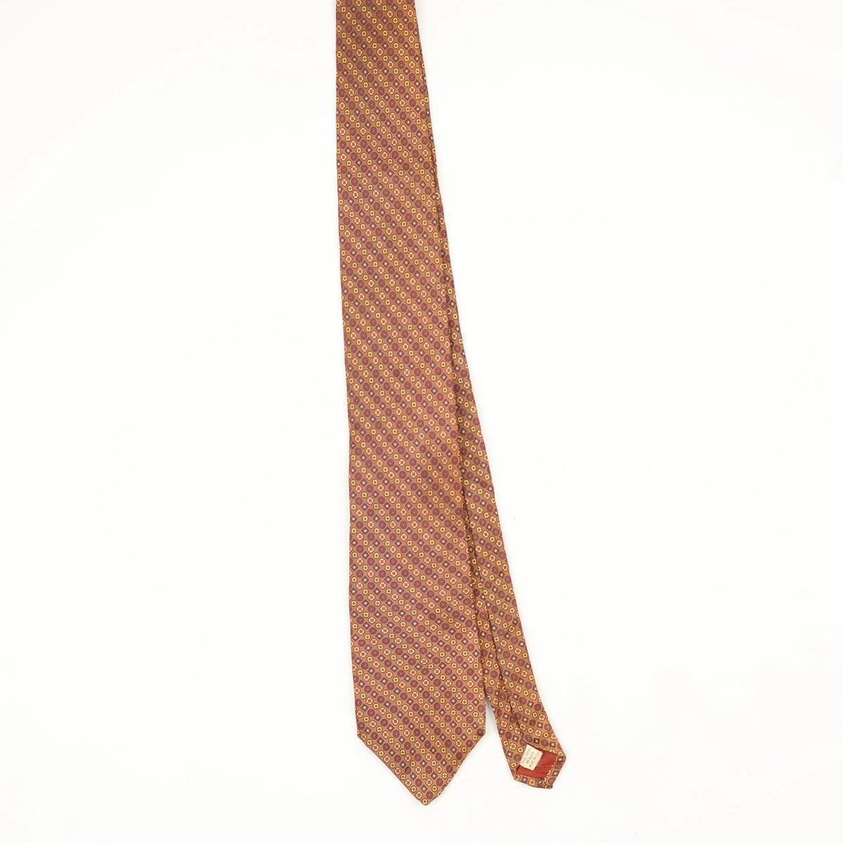 Front Front of Vintage 1990's Izod Geometric Patterned Tie