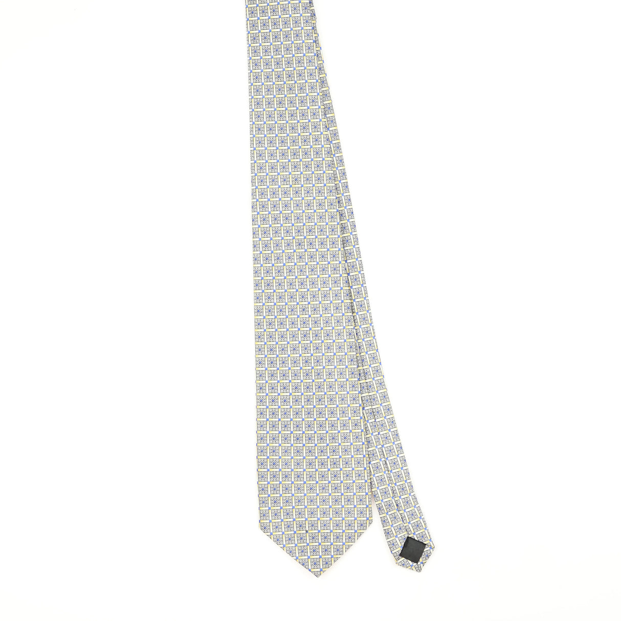 Front Front of Vintage Rene Chagal Geometric Patterned Tie