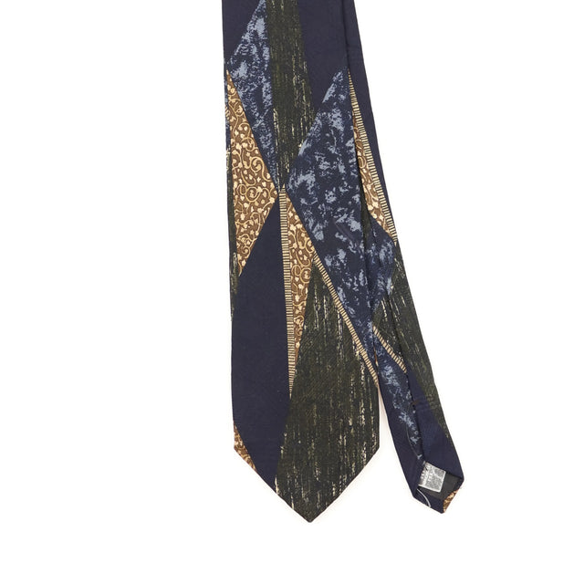 Front Detail of Vintage 1990's Puritan Abstract Patterned Tie
