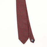 Front Front Detail of Vintage Frangi Geometric Patterned Tie