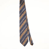 Front Front of Vintage 1990's Bill Blass Striped Patterned Tie