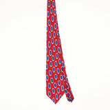 Front Front of Vintage 1990's Nautica Polka Dot Patterned Tie