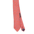 Front Front Detail of Vintage 1910's Foulard Geometric Patterned Tie