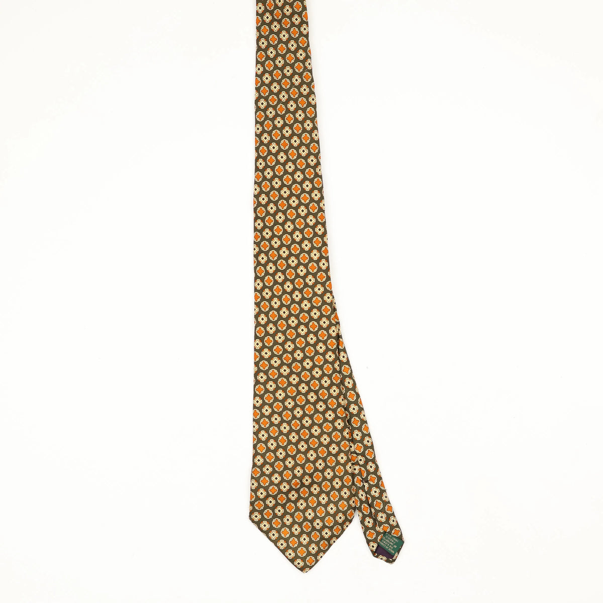 Front Front of Vintage 1990's J.Crew Geometric Patterned Tie