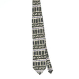 Front Front of Vintage 1990's Geoffrey Beene Geometric Patterned Tie