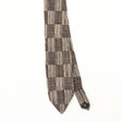 Front Front Detail of Vintage 1990's Henry Grethel Geometric Patterned Tie