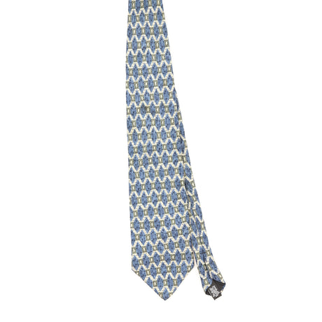Front Front of Vintage 1990's Haggar Geometric Patterned Tie