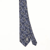 Front Front Detail of Vintage 1990's Paisley Patterned Tie