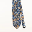 Front Detail of Vintage 1990's Oscar De La Renta Geometric Patterned Tie
