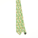 Front Front of Vintage Jerry Garcia Moon Mountain Abstract Patterned Tie