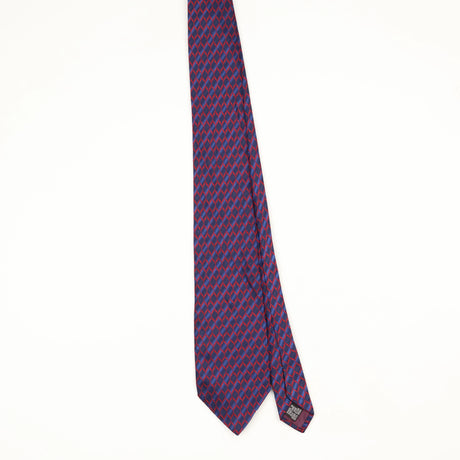Front Front of Vintage 1990's Geometric Patterned Tie