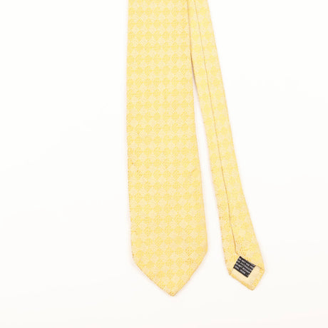 Front Detail of Vintage 1990's Versace Geometric Patterned Tie