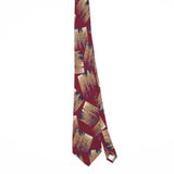 Front Front of Vintage 1990's Abstract Patterned Tie