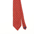 Front Front Detail of Vintage 1990's Geometric Patterned Tie