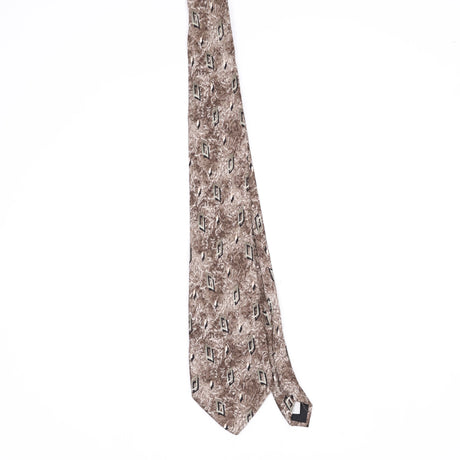 Front Front of Vintage 1990's Pierre Cardin Geometric Patterned Tie