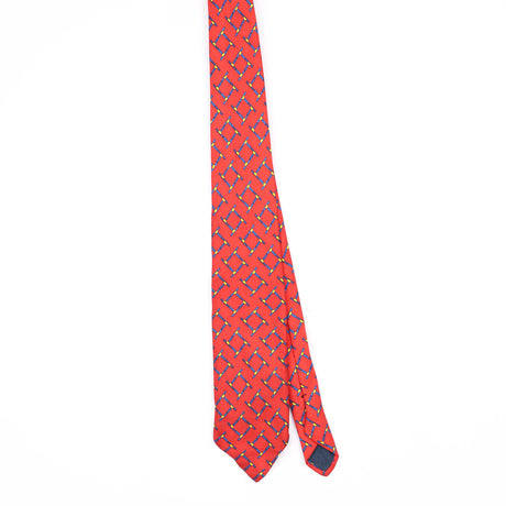 Front Front of Vintage 1990's Geometric Patterned Tie
