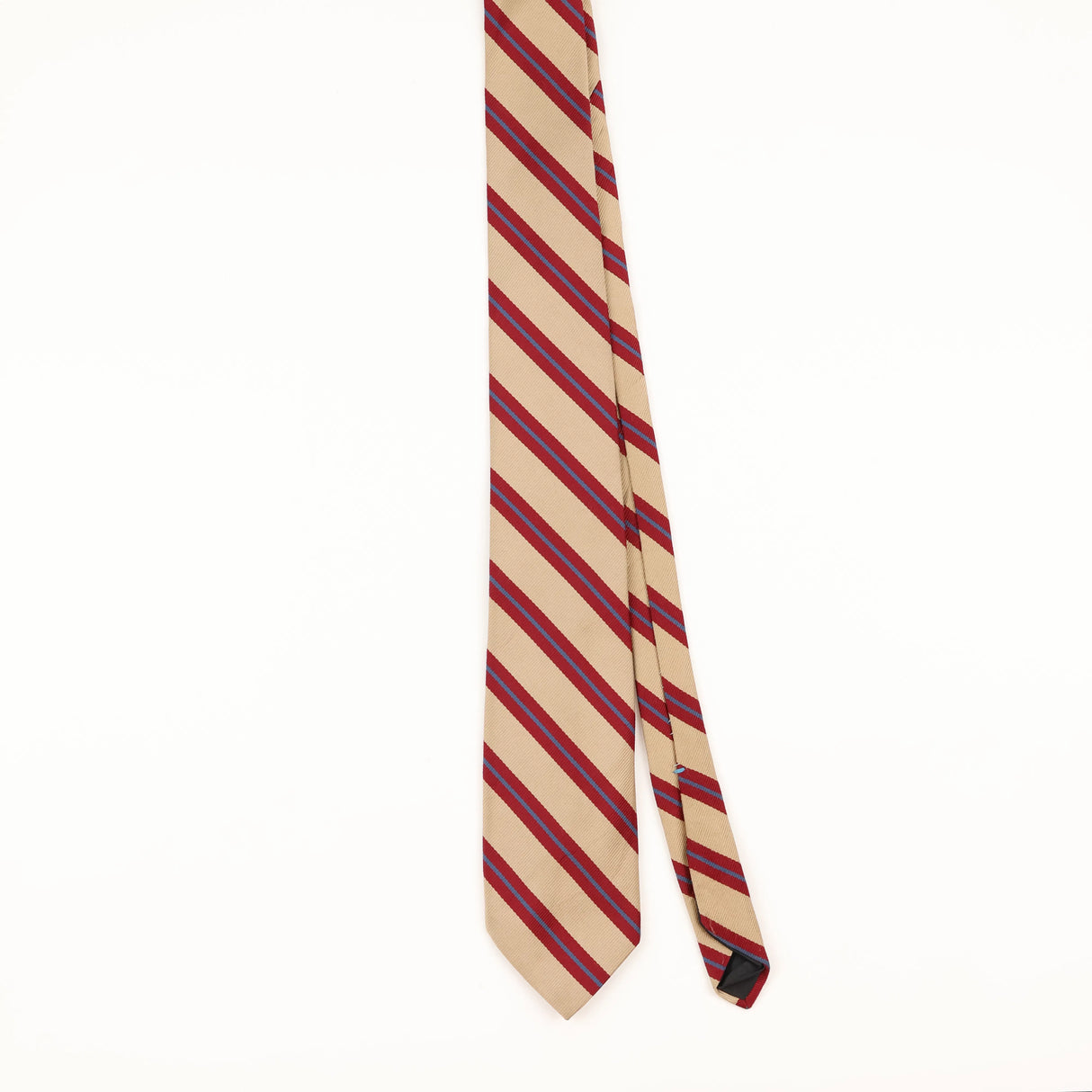 Front of Vintage 1980's Resilio Striped Patterned Tie