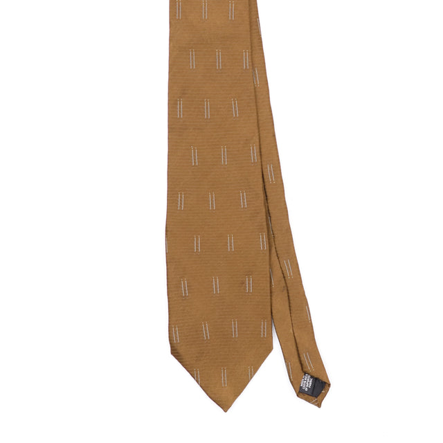Front Front Detail of Vintage Dkny Geometric Patterned Tie