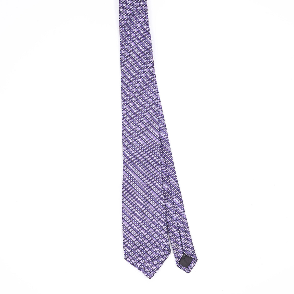 Front Front of Vintage 1990's Bruno Piattelli Geometric Patterned Tie