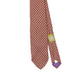 Front Detail of Vintage 1990's J. Press Geometric Patterned Tie