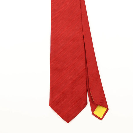 Front Detail of Vintage 1970's Union Made Striped Patterned Tie