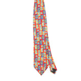 Front Front of Vintage 1990's Murano Geometric Patterned Tie