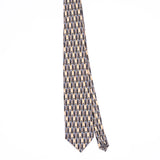 Front Front of Vintage Geometric Patterned Tie