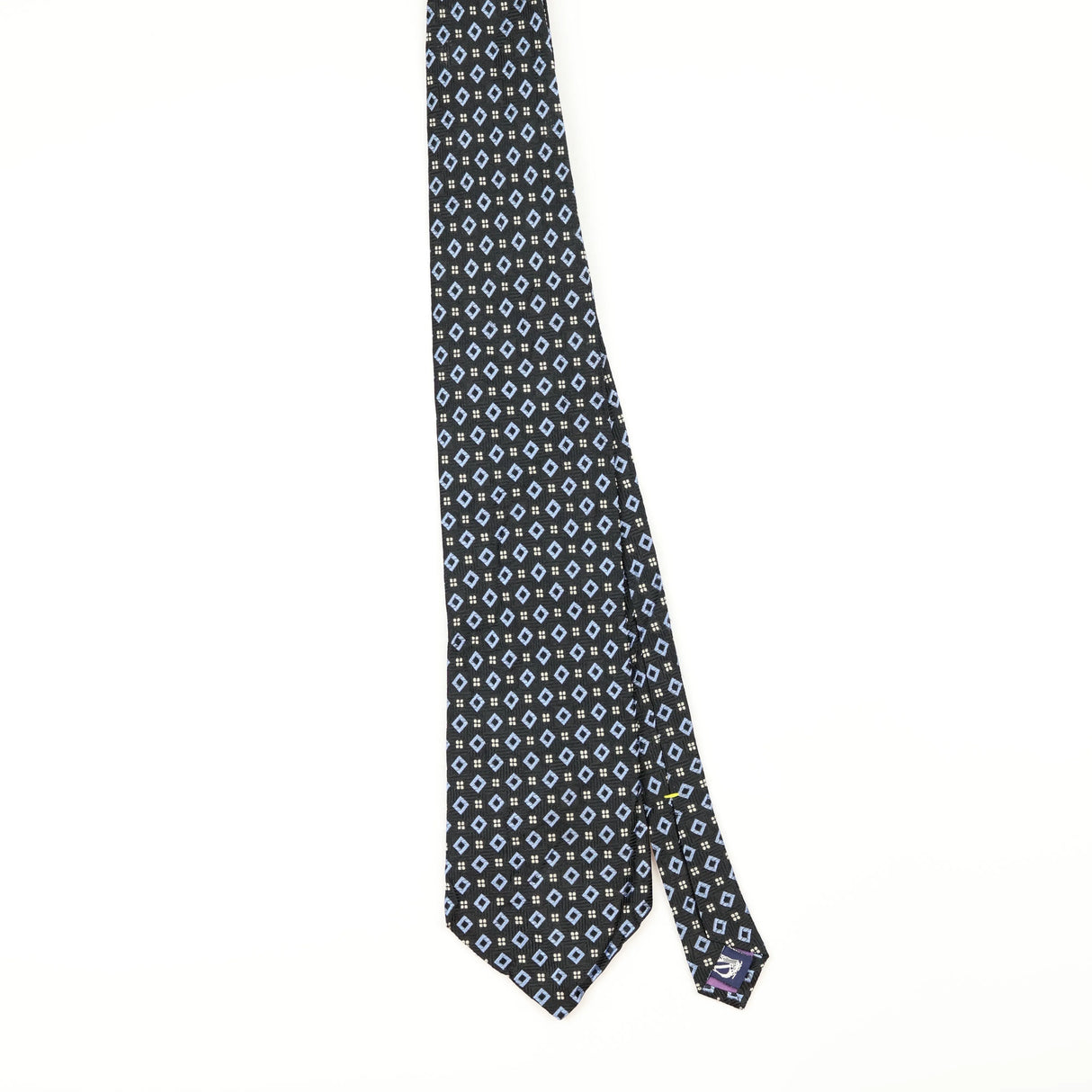 Front of Vintage 1990's Nautica Geometric Patterned Tie
