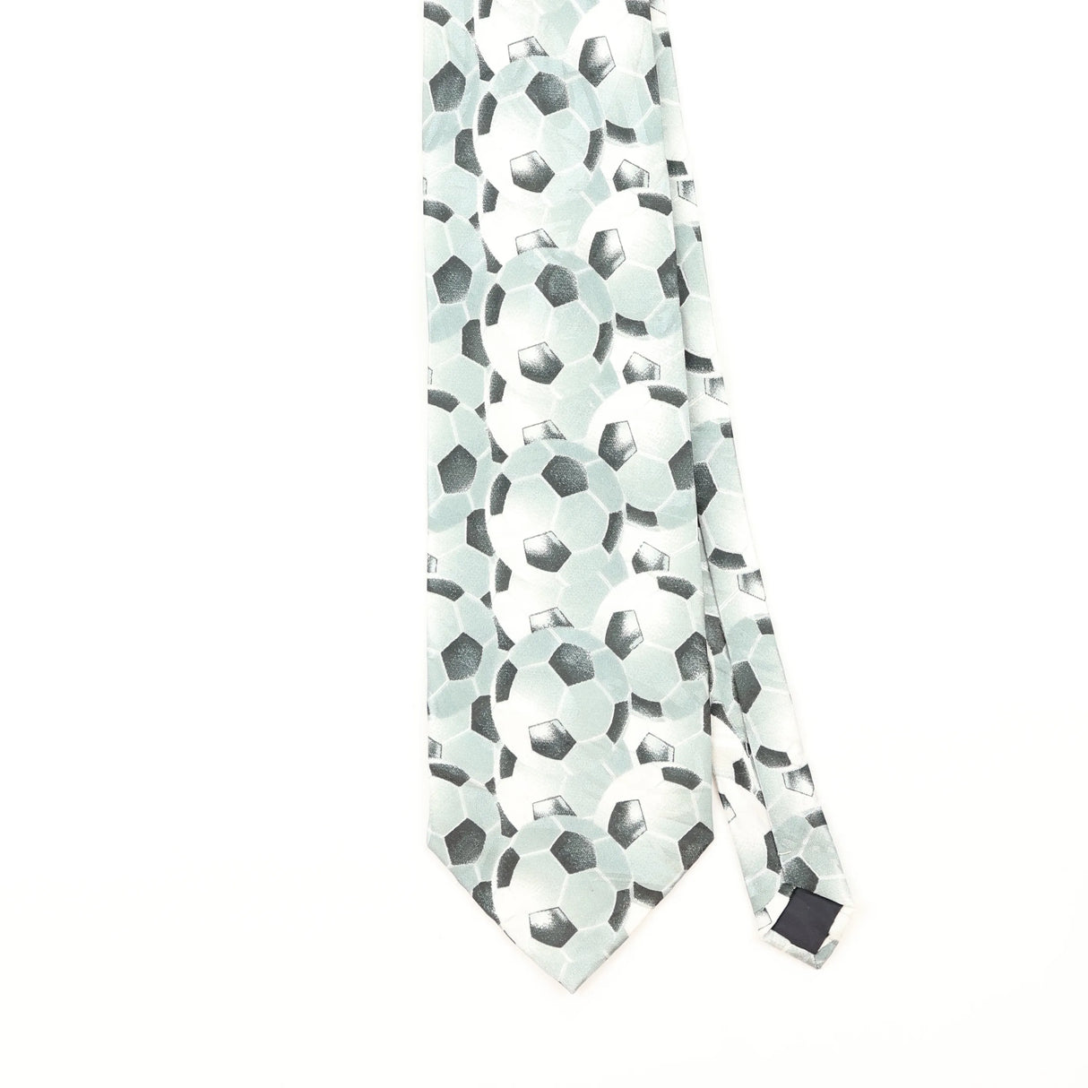 Front Detail of Vintage Football Geometric Patterned Tie