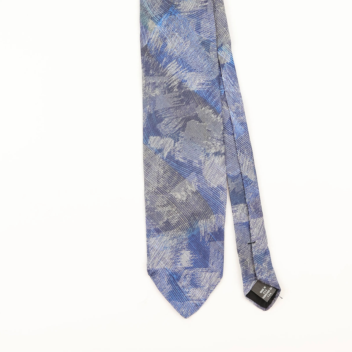 Front Detail of Vintage 1990's Puritan Abstract Patterned Tie