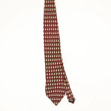 Front Front of Vintage 1990's Bill Blass Geometric Patterned Tie