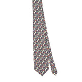 Front of Vintage 1990's Rene Chagal Golfer Cartoon Patterned Tie