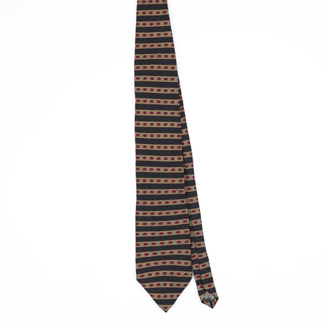 Front Front of Vintage Bill Blass Striped Patterned Tie