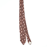 Front Front of Vintage 1980's Lanvin Paisley Patterned Tie
