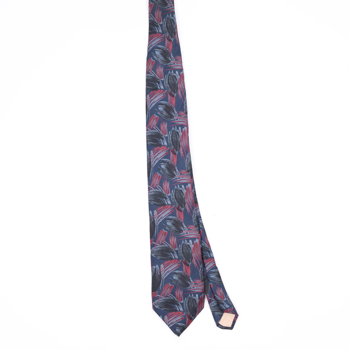 Front Front of Vintage 1990's Pierre Balmain Abstract Patterned Tie